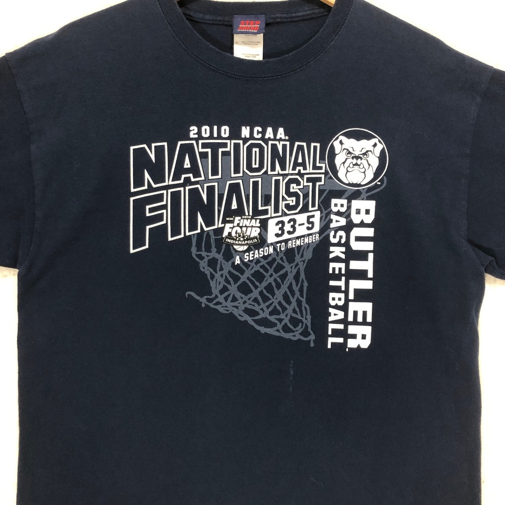 Butler Bulldogs 2010 NCAA National Finalist Basketball T-Shirt Mens Step Ahead L